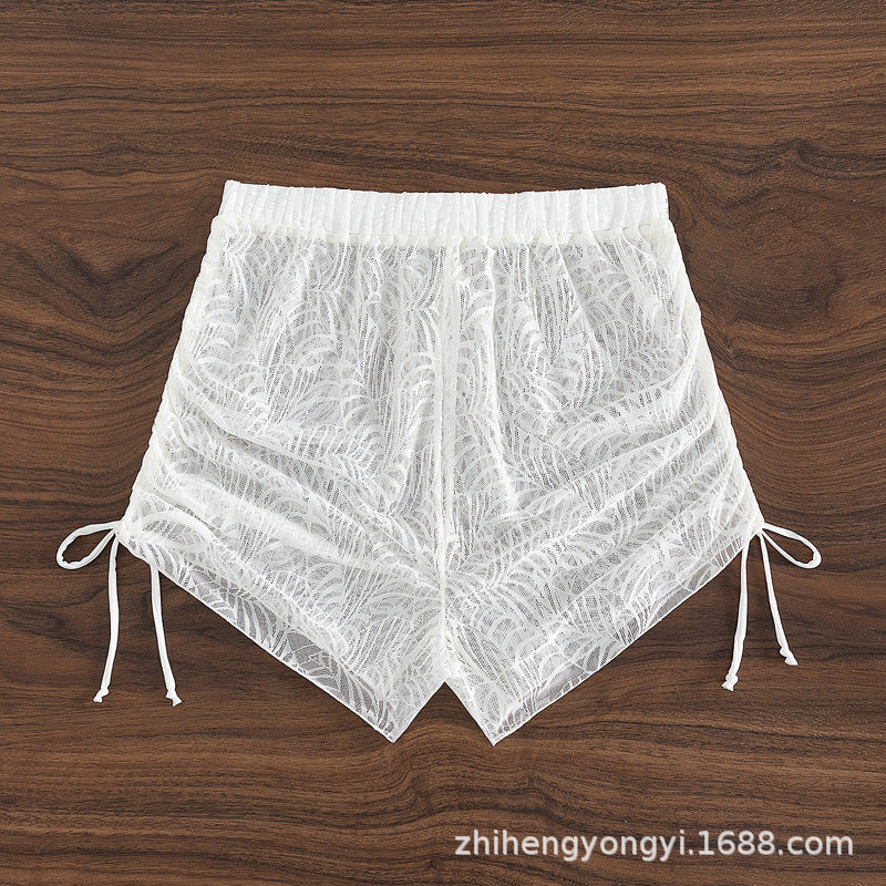 Damen Transparente Strandshorts Echo Archiv