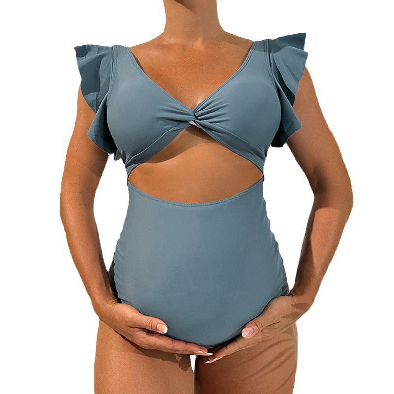 Damen Bikiniset mit aufregendem Rüschendesign und hochgeschnittenem Slip Echo Archiv