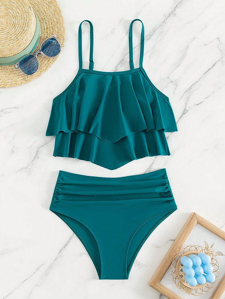 Damen Bikini-Set mit voluminösem Rüschendesign Echo Archiv