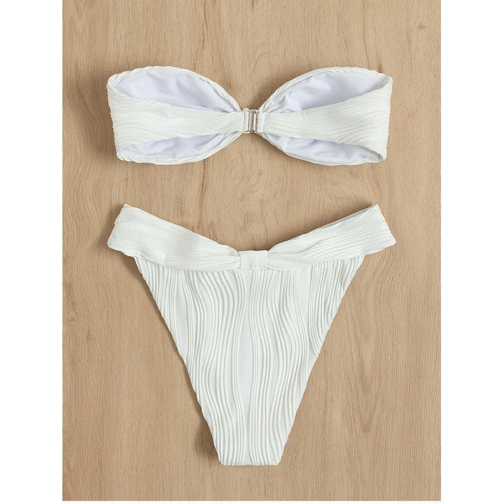 Damen Bandeau-Bikini mit raffiniertem Wickeldetail Echo Archiv