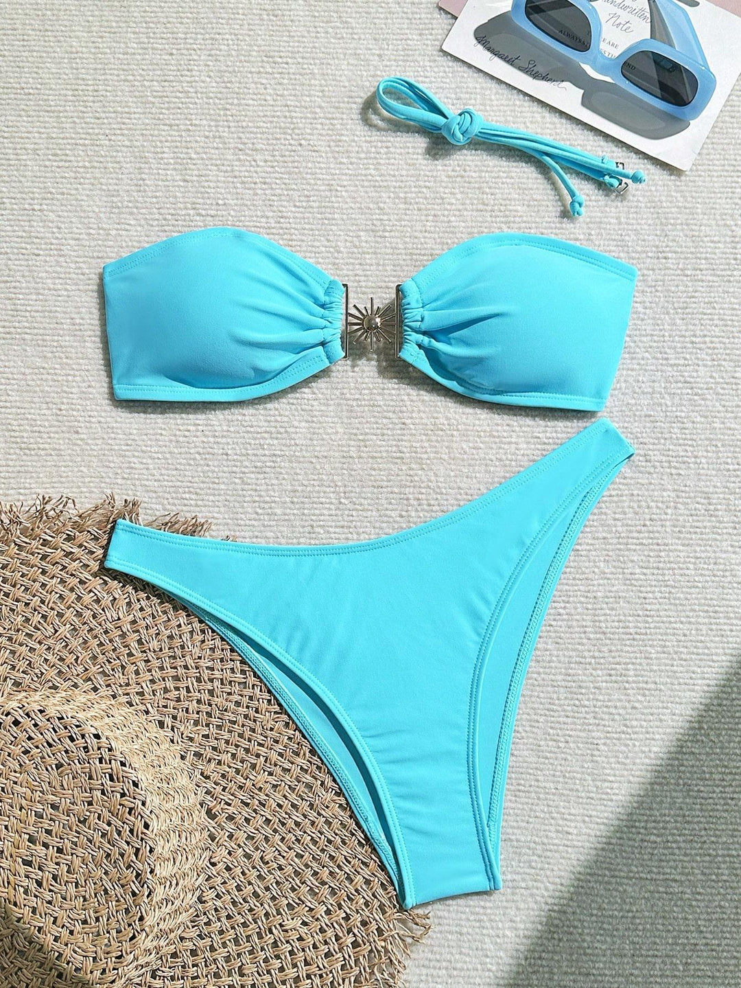 Damen Bandeau-Bikini mit dekorativem Schmuckdetail Echo Archiv