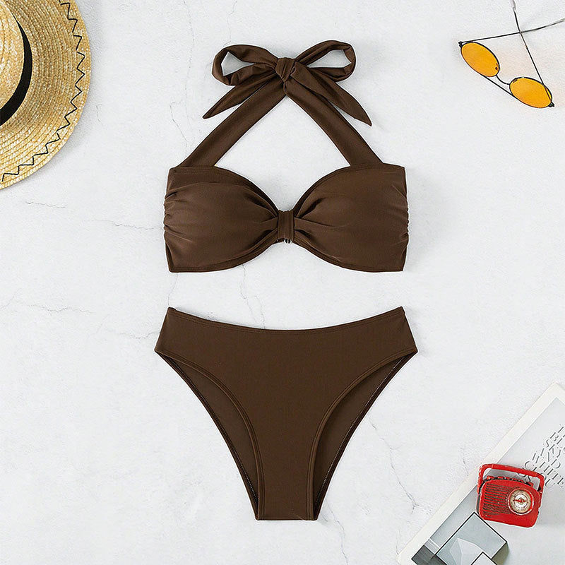 Damen Bandeau-Bikini mit eleganter Schleife Echo Archiv