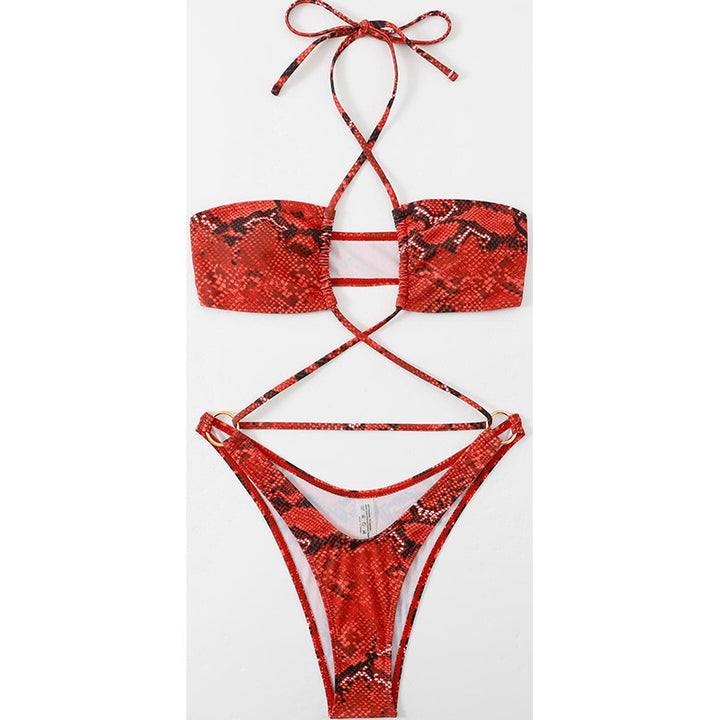 Damen Bandeau-Bikini mit raffiniertem Schnitt Echo Archiv