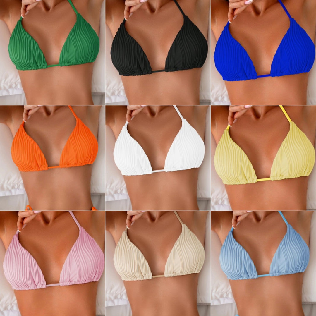 Damen Triangel-Bikini mit raffiniertem Rippendesign Echo Archiv