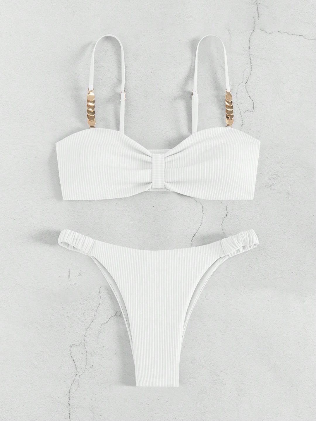 Damen Bustier-Bikini mit elegantem Schleifen-Design und modischen Akzenten Echo Archiv