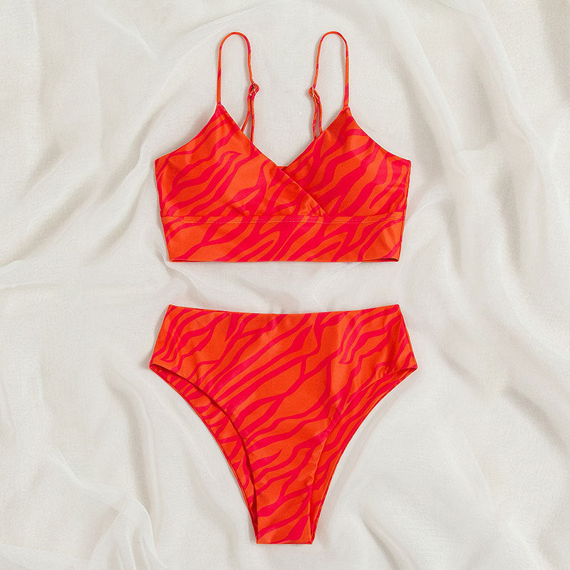 Dams triangel-bikini med snyggt omslagstopp Mirla-Eva Jonsson