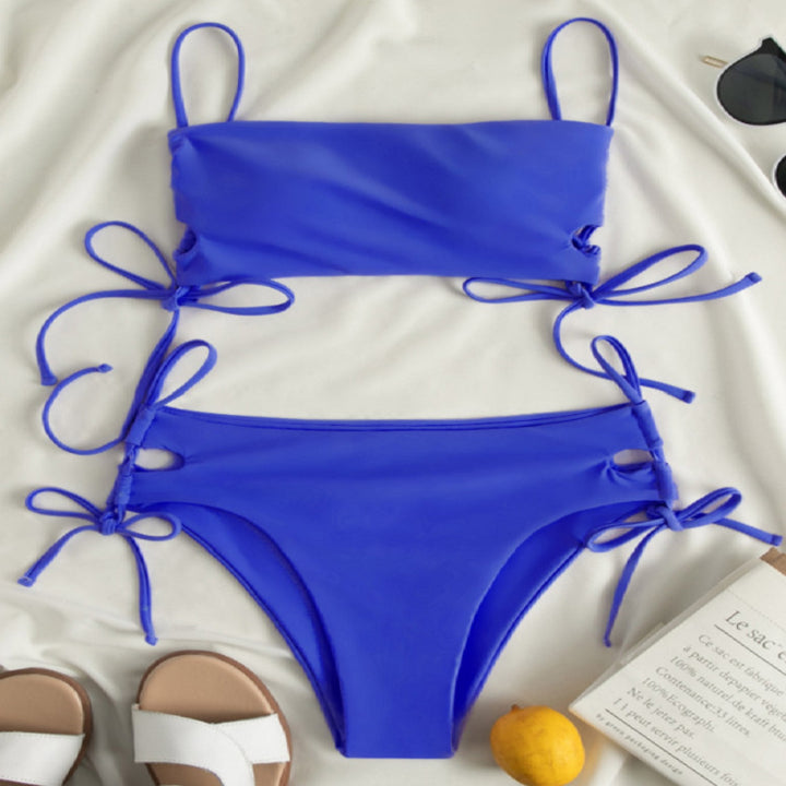 Damen Bandeau-Bikini mit raffinierten Bindebändern Echo Archiv