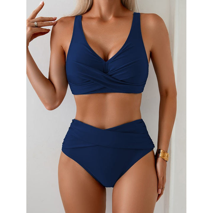 Damer Högbenta Bikini-set med smart vikdesign Mirla-Eva Jonsson