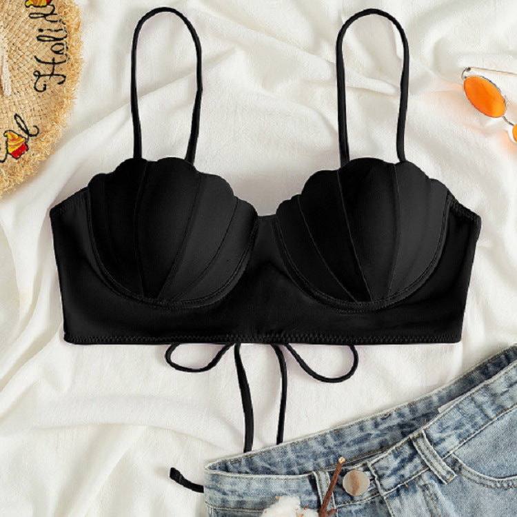 Damen Bikinioberteil mit Muschel-Design und verstellbaren Trägern Echo Archiv