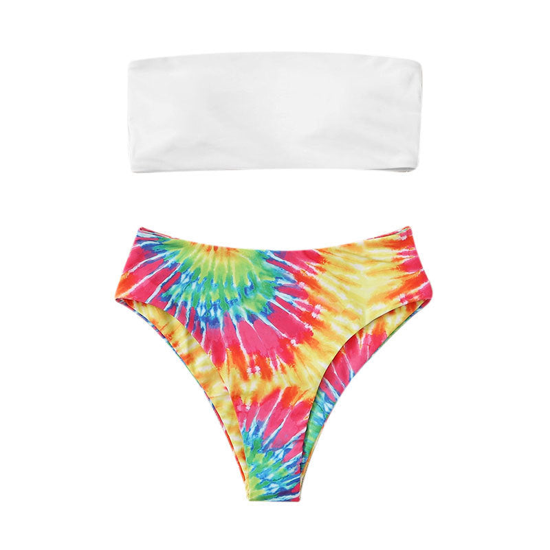 Damen Bandeau-Bikini im trendigen Batikmuster Echo Archiv