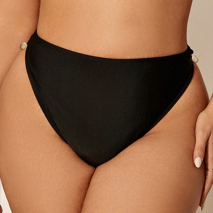 Damen Bikiniunterteil mit trendy Muschel-Akzenten Echo Archiv
