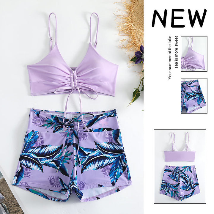 Damen Bikini-Set mit verstellbarem Oberteil und Blumenmuster Echo Archiv