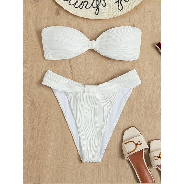 Damen Bandeau-Bikini mit raffiniertem Wickeldetail Echo Archiv