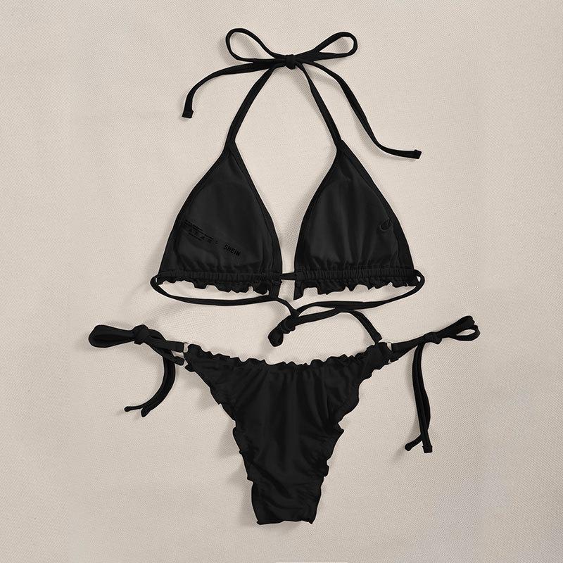 Damen Bikini-Set mit verspielten Rüschendetails Echo Archiv