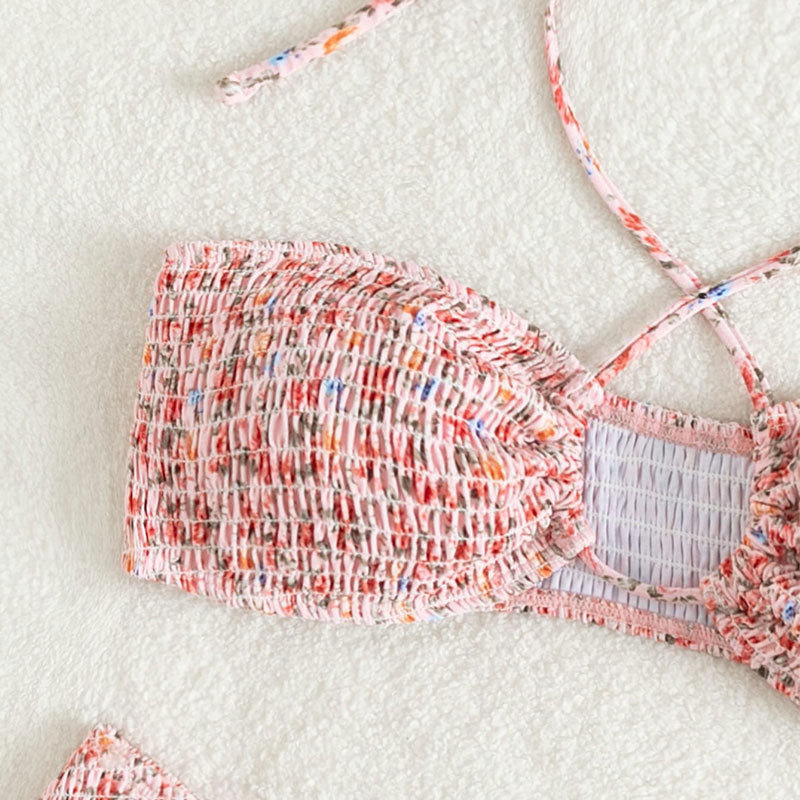 Damen Bandeau-Bikini mit verspielt gebundenem Design Echo Archiv