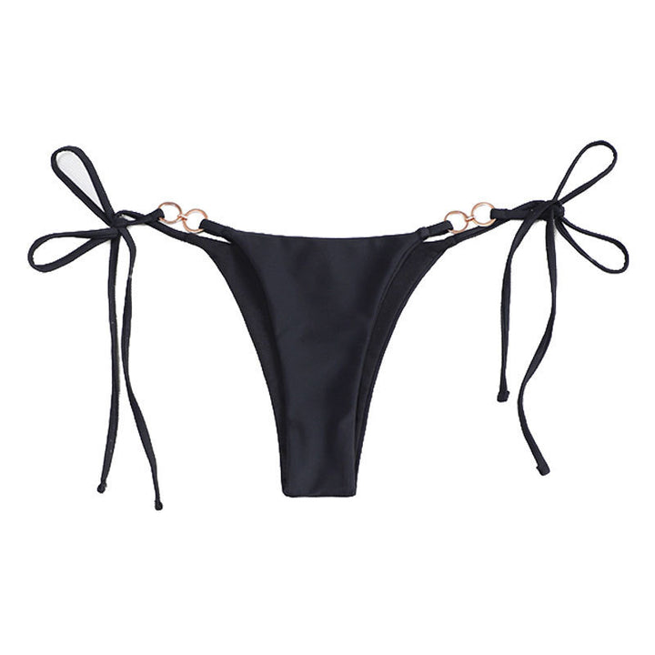 Damen Bikiniunterteil mit verstellbaren Bindebändern und elegantem Ringdetail Echo Archiv