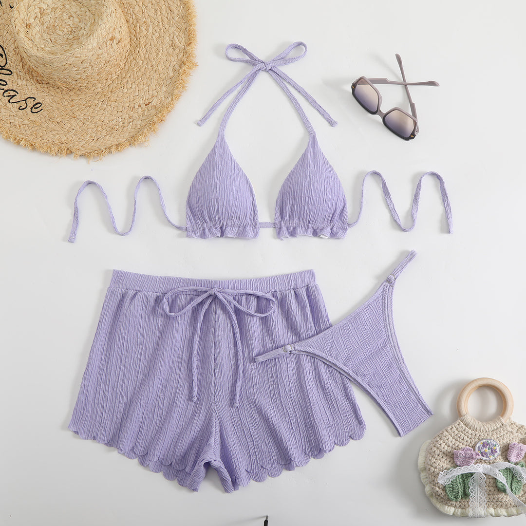 Damen Bikini-Set mit raffiniertem Hosenrock Echo Archiv