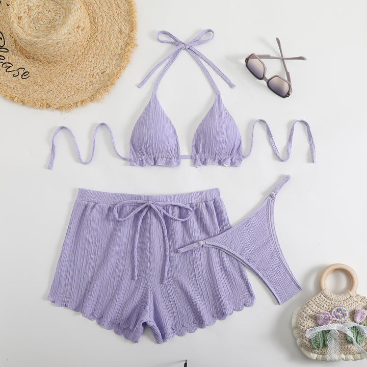 Damen Bikini-Set mit raffiniertem Hosenrock Echo Archiv