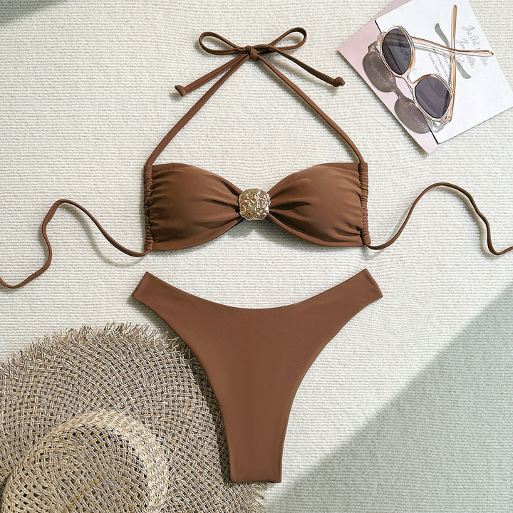 Damen Glamouröser Monokini mit modischen Cut-Outs Echo Archiv