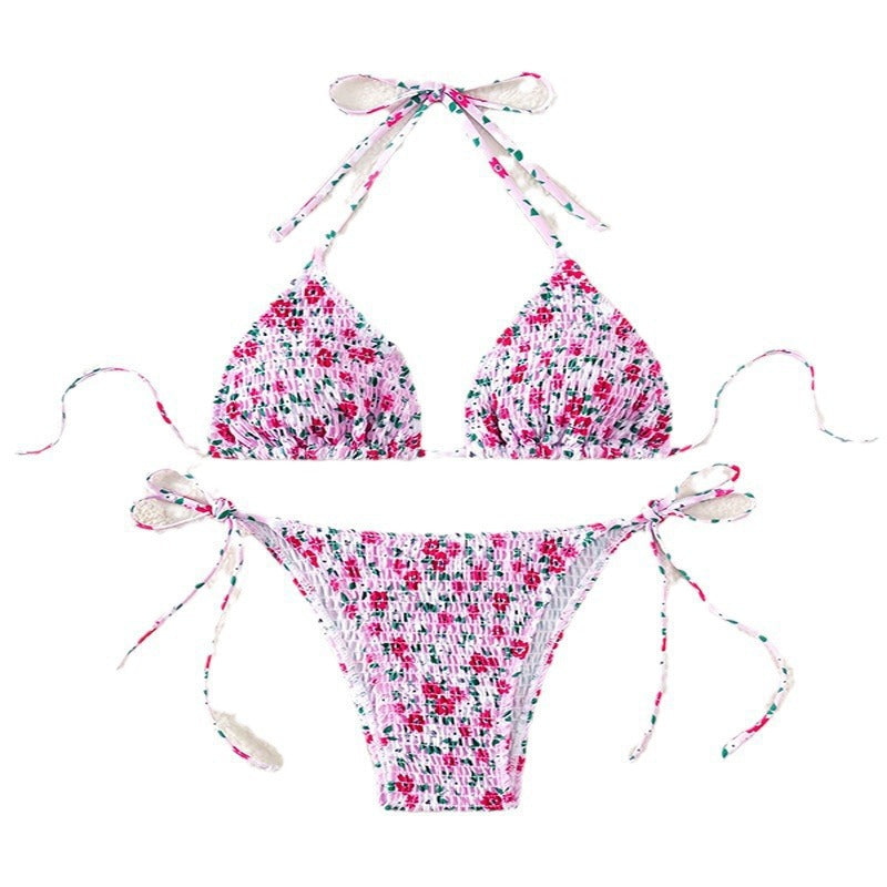 Damen Bunte Blumenmuster Bikini Echo Archiv