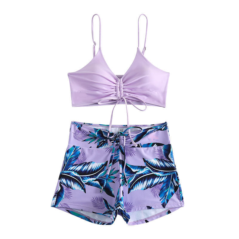 Damen Bikini-Set mit verstellbarem Oberteil und Blumenmuster Echo Archiv