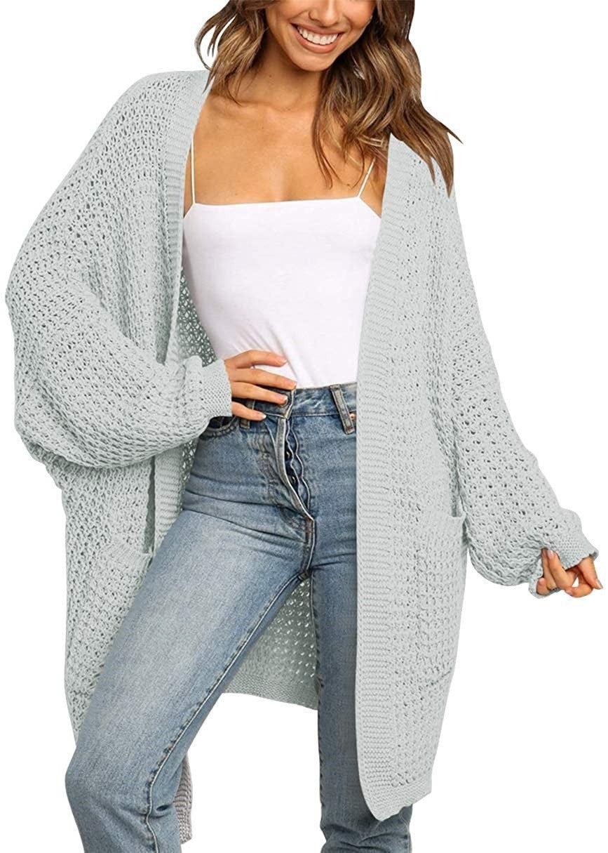 Damer avslappnad stickad cardigan Eva Jonsson