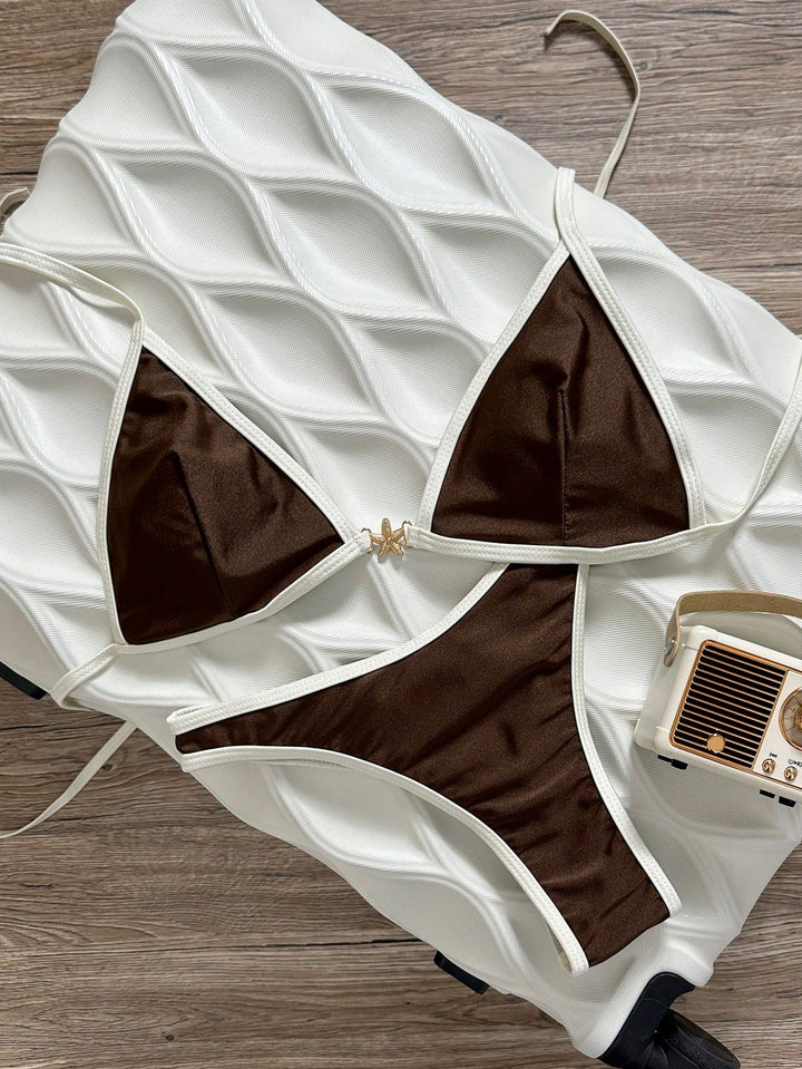 Damen Triangel-Bikini mit eleganter Rippstruktur Echo Archiv