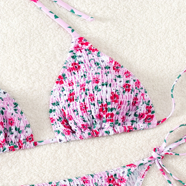 Damen Bunte Blumenmuster Bikini Echo Archiv