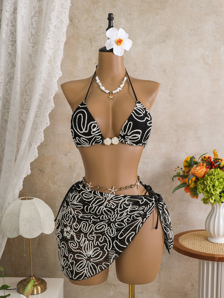 Damen Zweiteiliges Strandoutfit Echo Archiv