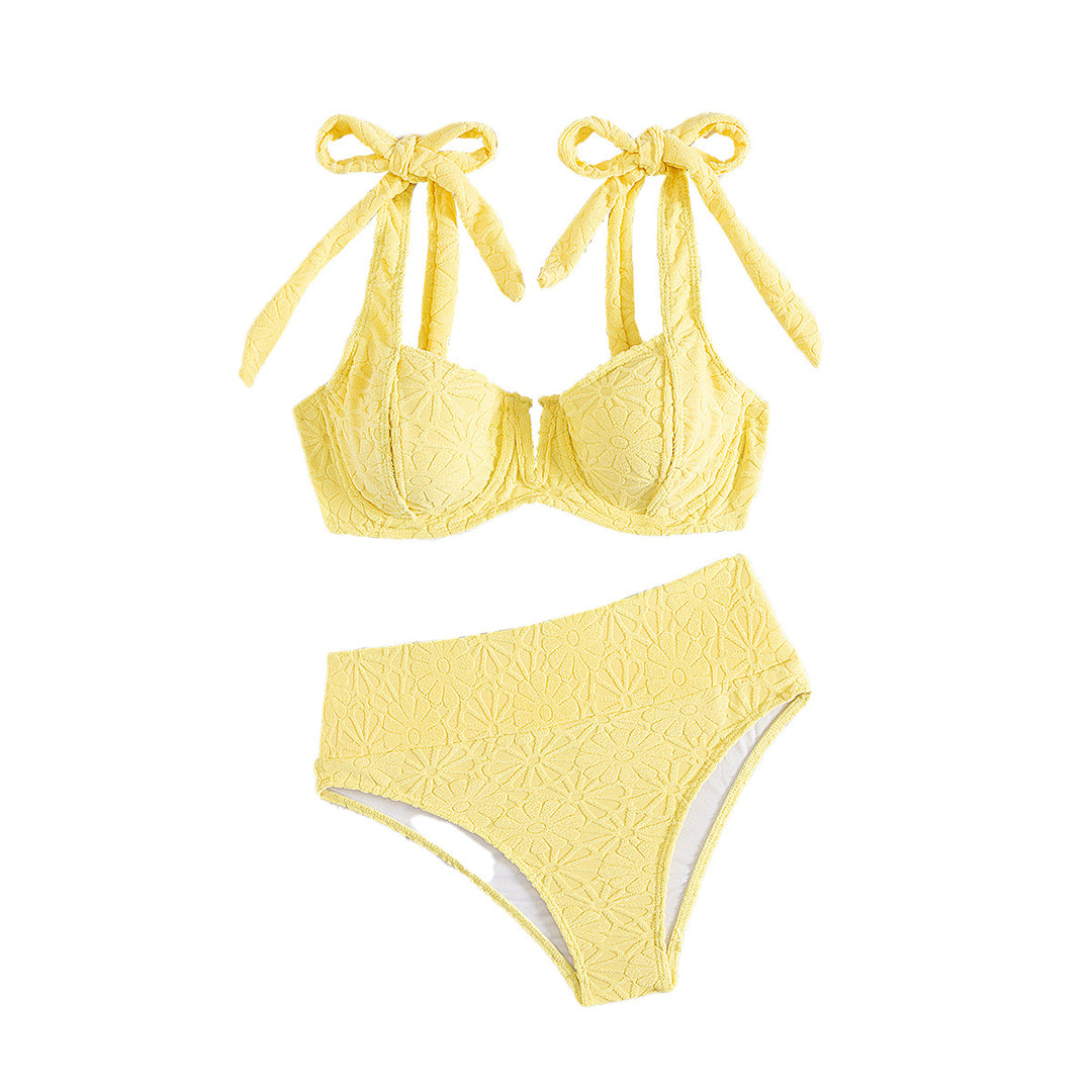 Damen Hochgeschnittener Bikini mit verspieltem Bindungssystem Echo Archiv