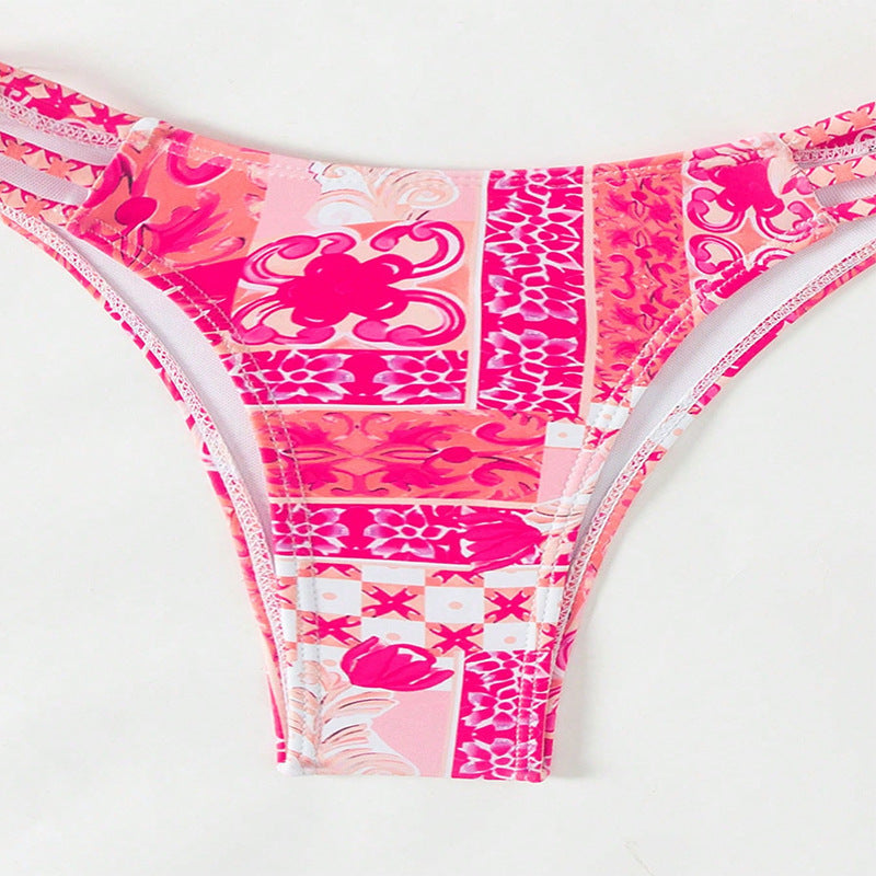 Damen Bandeau-Bikini mit eleganten Schnürdetails Echo Archiv