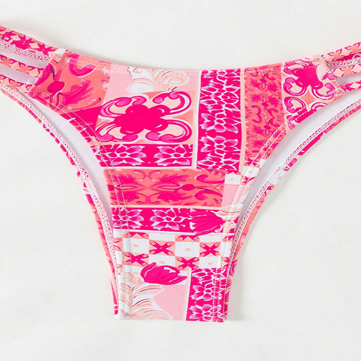 Damen Bandeau-Bikini mit eleganten Schnürdetails Echo Archiv