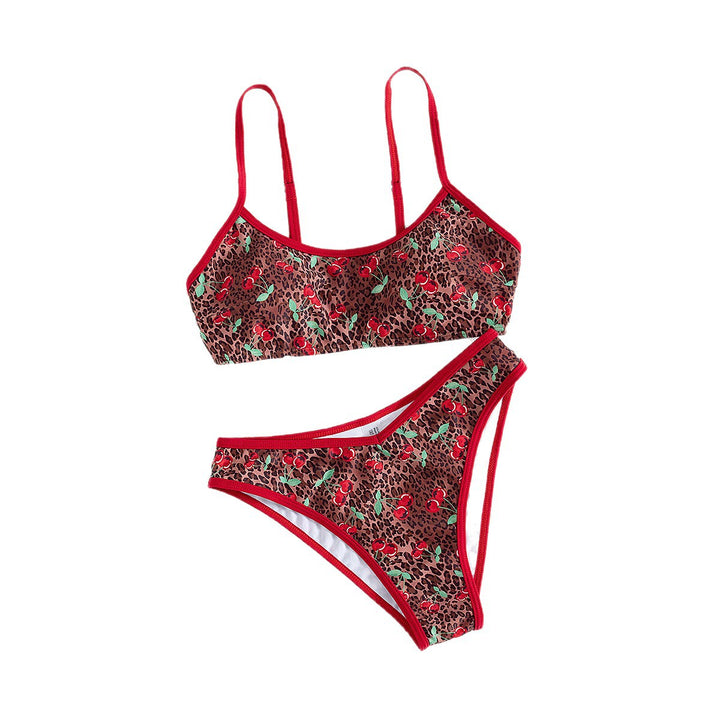 Damen Triangel-Bikini mit floralem Design und raffinierten Bindebändern Echo Archiv