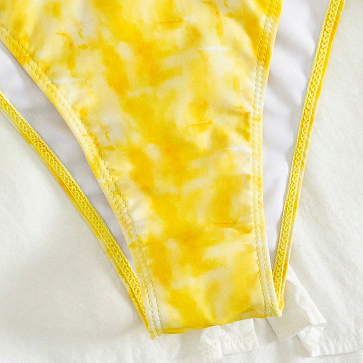 Damen Triangel-Bikini mit Raffungen und modischem Detail Echo Archiv