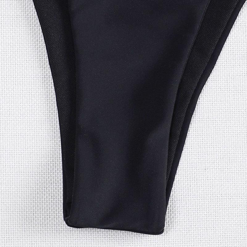 Damen Bikini-Unterteil mit verstellbaren Bindebändern und eleganten Metallringen Echo Archiv