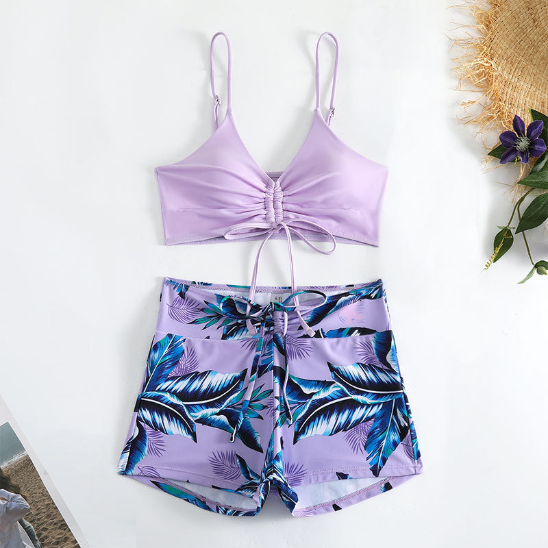 Damen Bikini-Set mit verstellbarem Oberteil und Blumenmuster Echo Archiv
