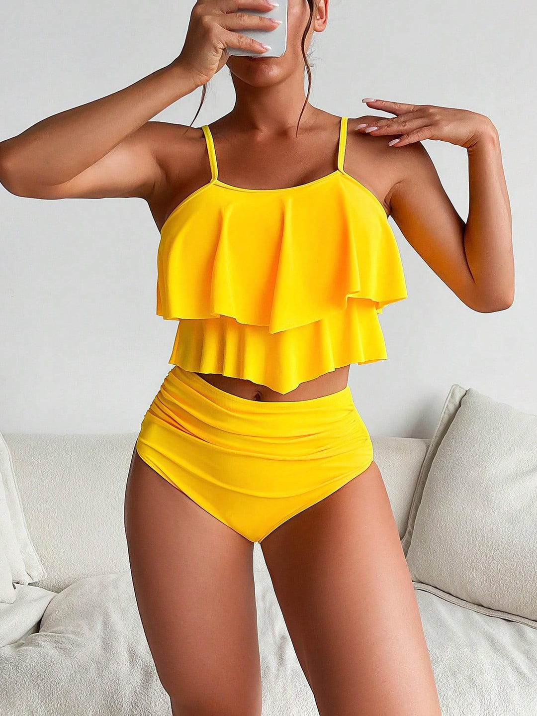 Damen Bikini-Set mit voluminösem Rüschendesign Echo Archiv