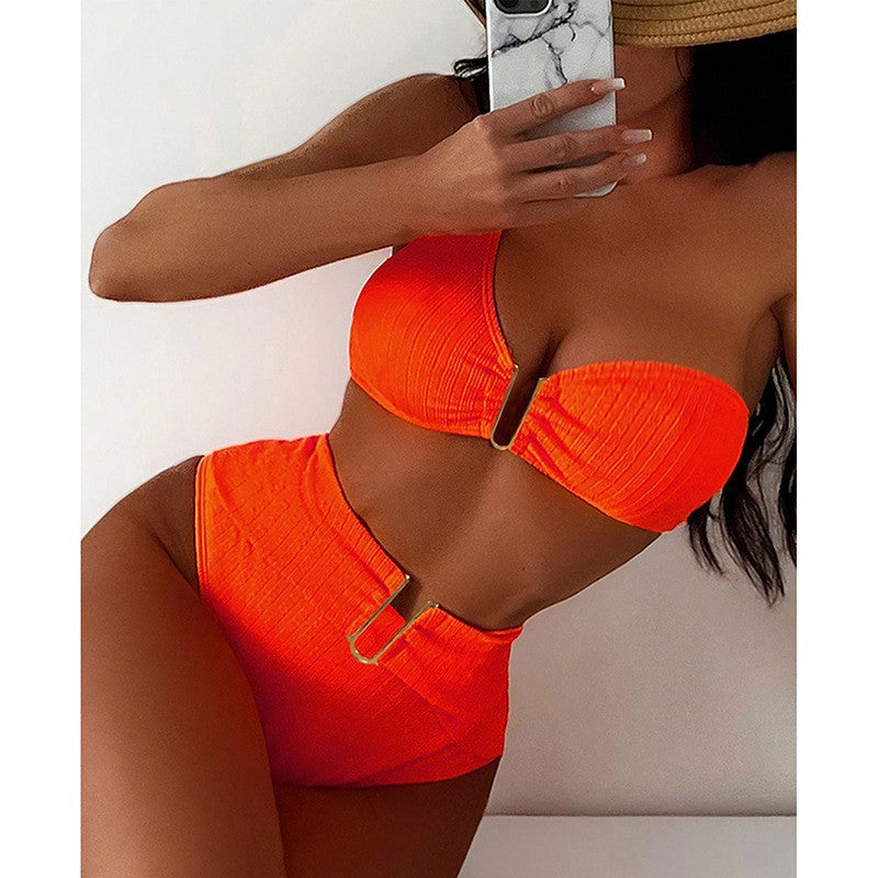 Damer högskuren bikini-set med avtagbara axelband Mirla-Eva Jonsson