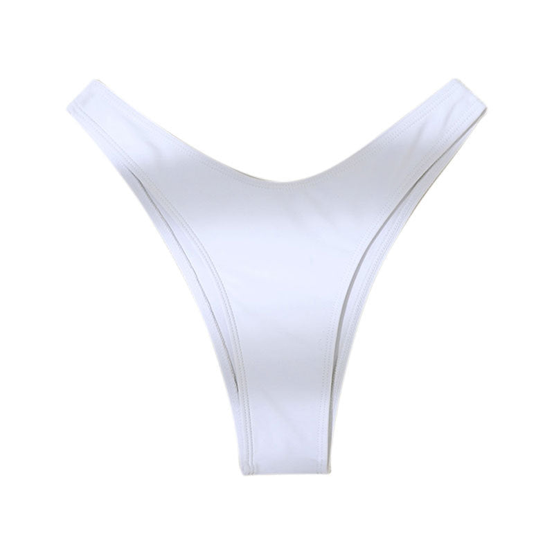 Damen Bikini-Höschen mit hohem Beinausschnitt und regulierbaren Seitenbändern Echo Archiv