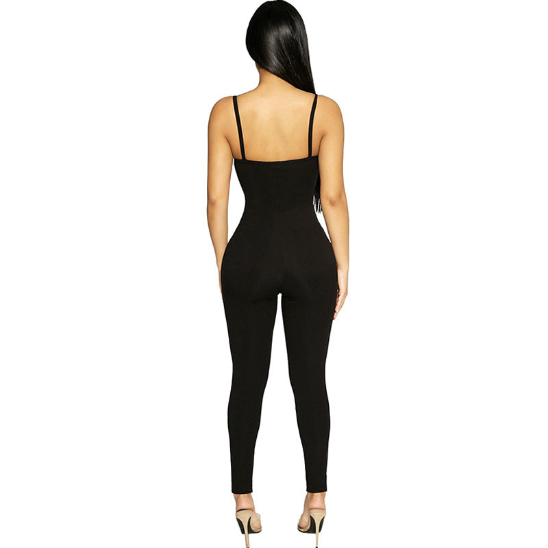 Damsen långärmad jumpsuit med smal passform Mirla-Eva Jonsson
