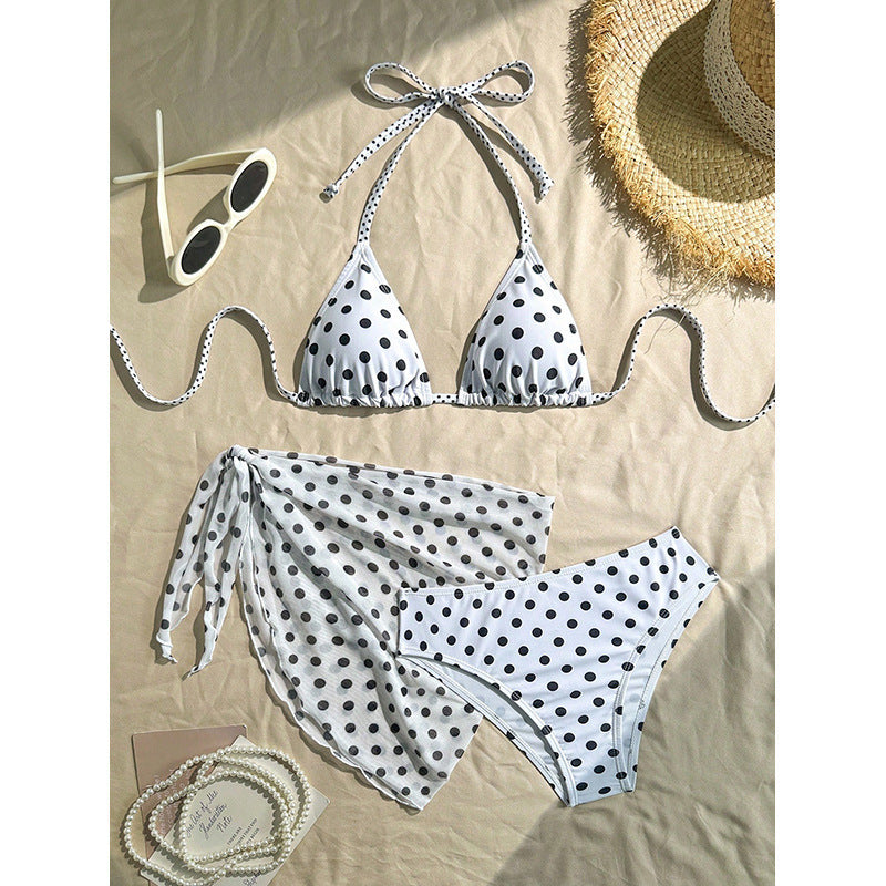 Dam triangelbikini-set med matchande pareo Mirla-Eva Jonsson
