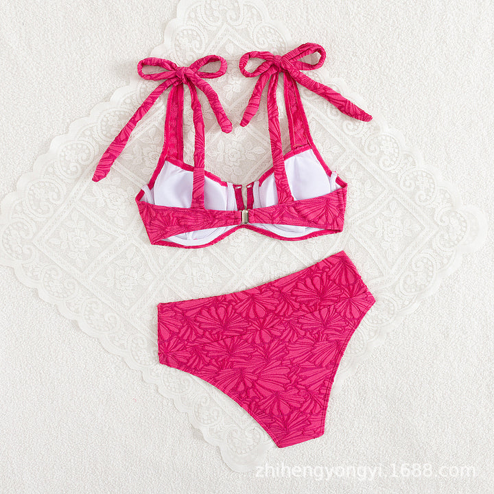 Damen Push-Up Bikini mit verspieltem Schleifen-Design Echo Archiv