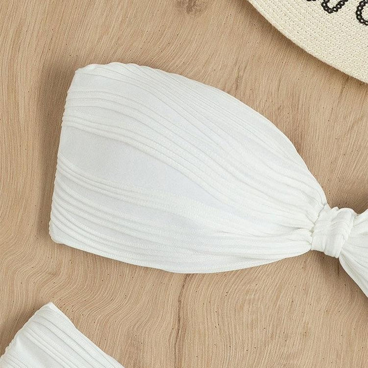 Damen Bandeau-Bikini mit dekorativem Wickeldetail Echo Archiv