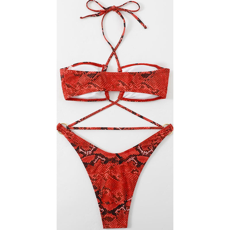 Damen Bandeau-Bikini mit raffiniertem Schnitt Echo Archiv