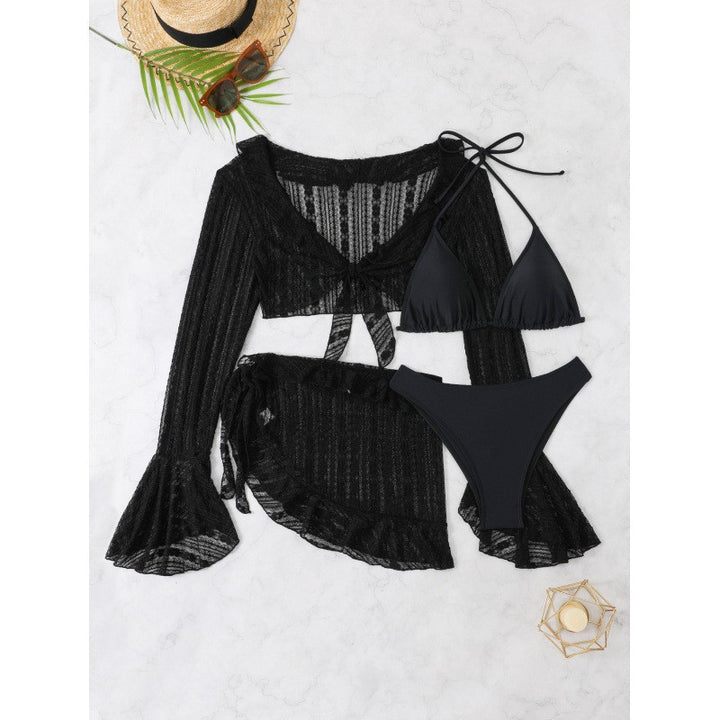 Damen Bikiniset mit transparentem Cover-Up und raffinierten Details Echo Archiv