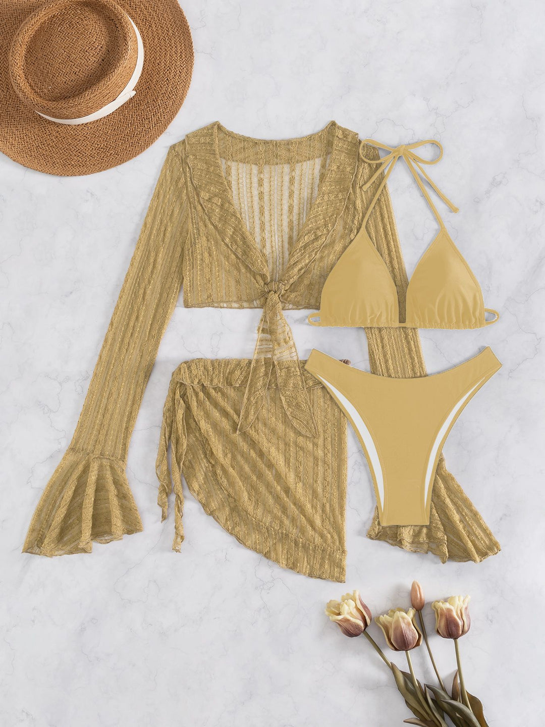 Damen Bikiniset mit schickem Cover-Up Echo Archiv