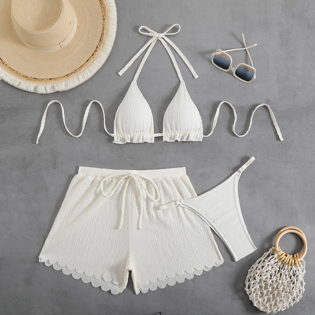 Damen Bikini-Set mit raffiniertem Hosenrock Echo Archiv