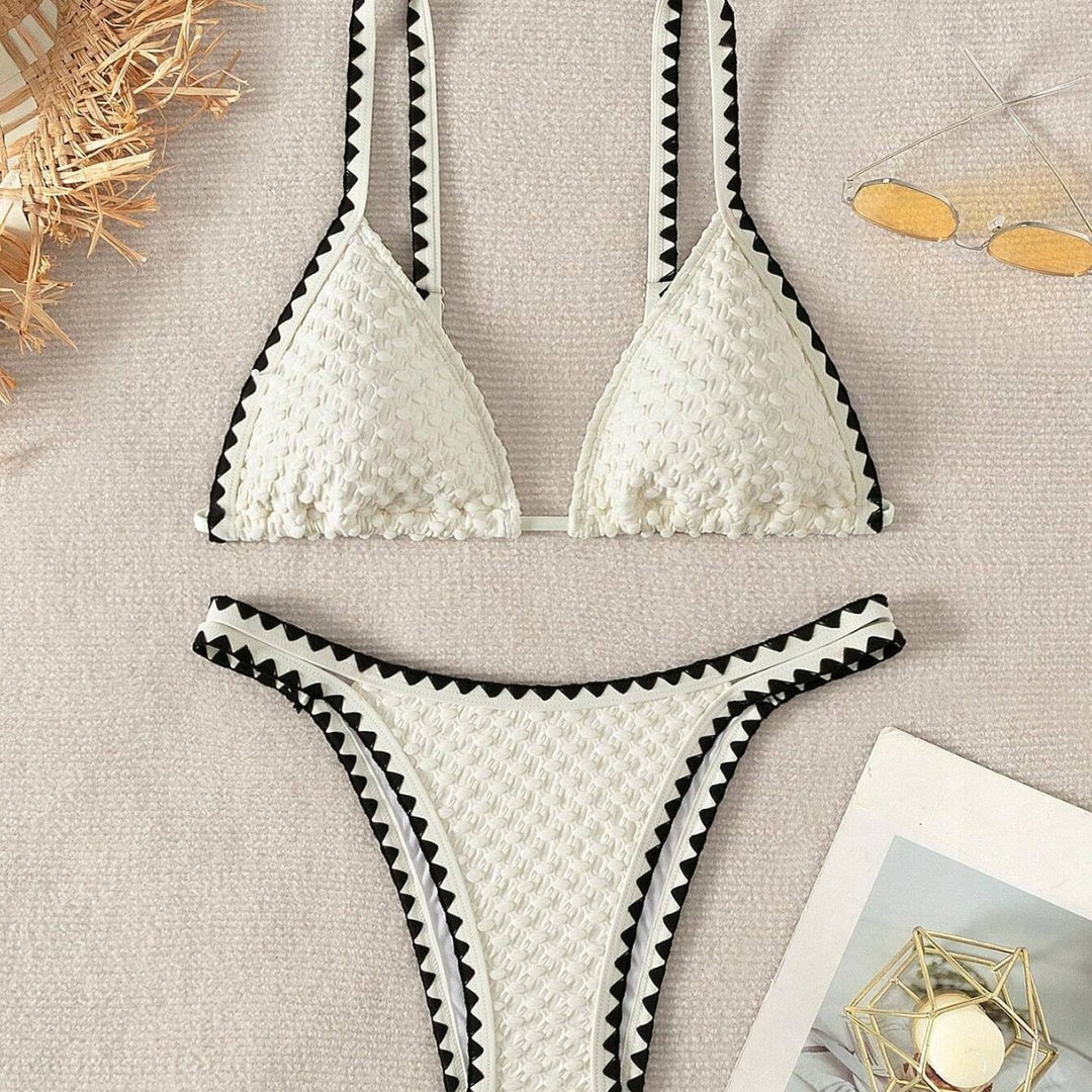 Damen Triangel-Bikini mit raffiniertem Häkelmuster Echo Archiv