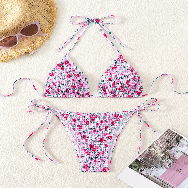 Damen Bunte Blumenmuster Bikini Echo Archiv