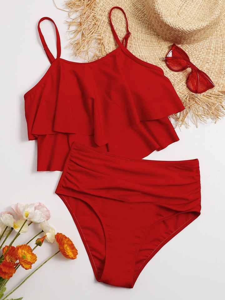 Damen Bikini-Set mit voluminösem Rüschendesign Echo Archiv
